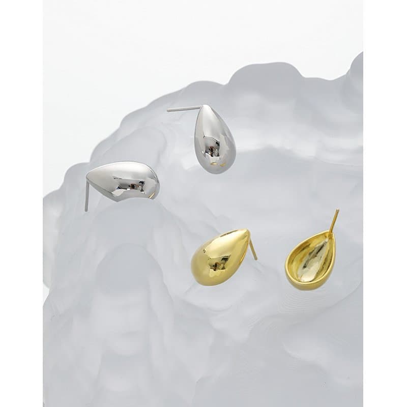 Waterdrop 925 Sterling Silver Stud Earrings