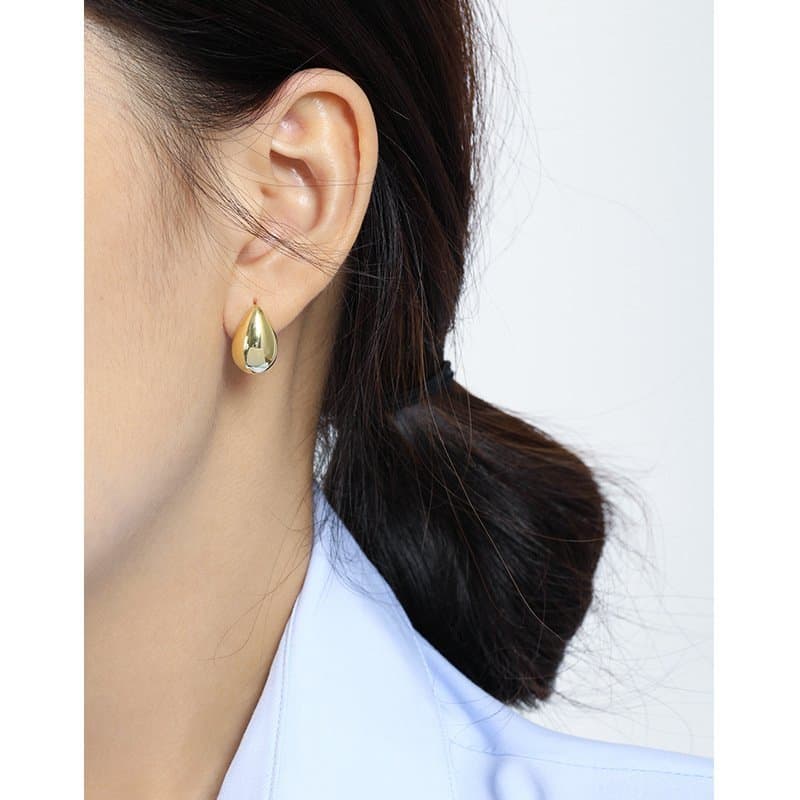 Waterdrop 925 Sterling Silver Stud Earrings