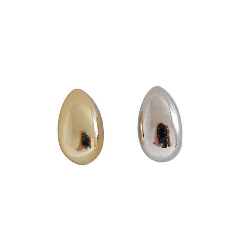 Water Drop Geometric 925 Sterling Silver Stud Earrings