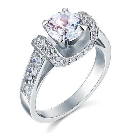 1.25 Carat Created Diamond Ring