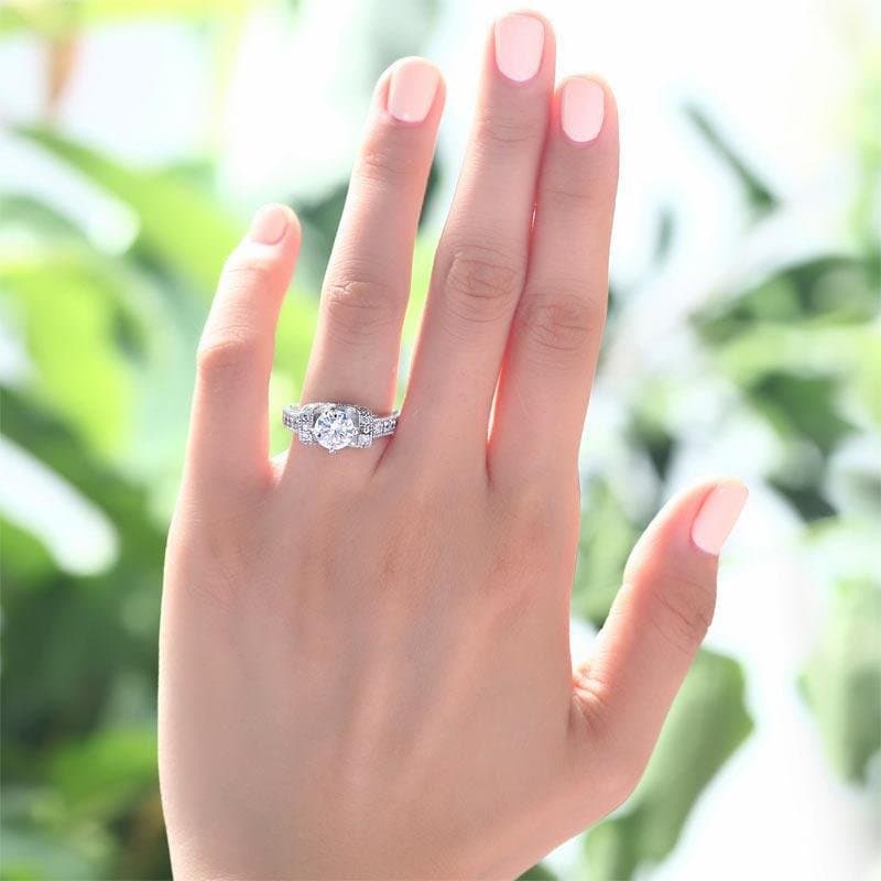 1.25 Carat Created Diamond Ring