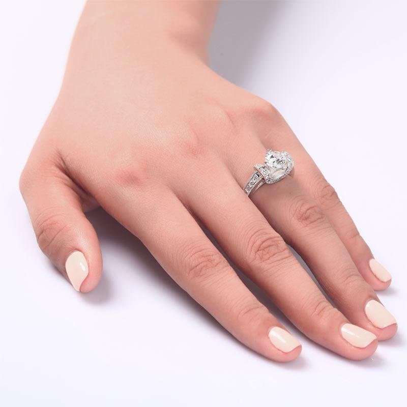 1.25 Carat Created Diamond Ring