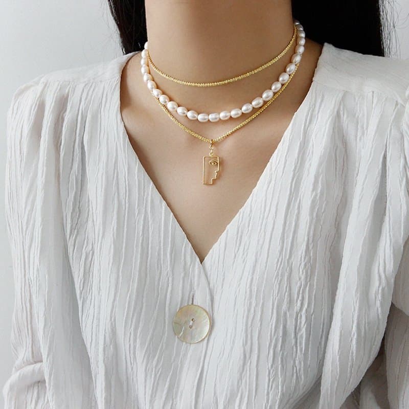 Nugget Crisscross 925 Sterling Silver Necklace