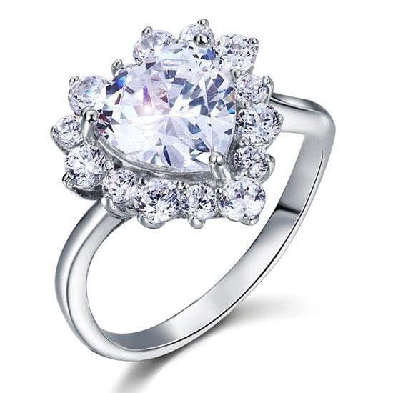 2.5 Carat Heart Cut Ring
