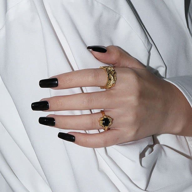 Irregular Face Wide 925 Sterling Silver Adjustable Ring