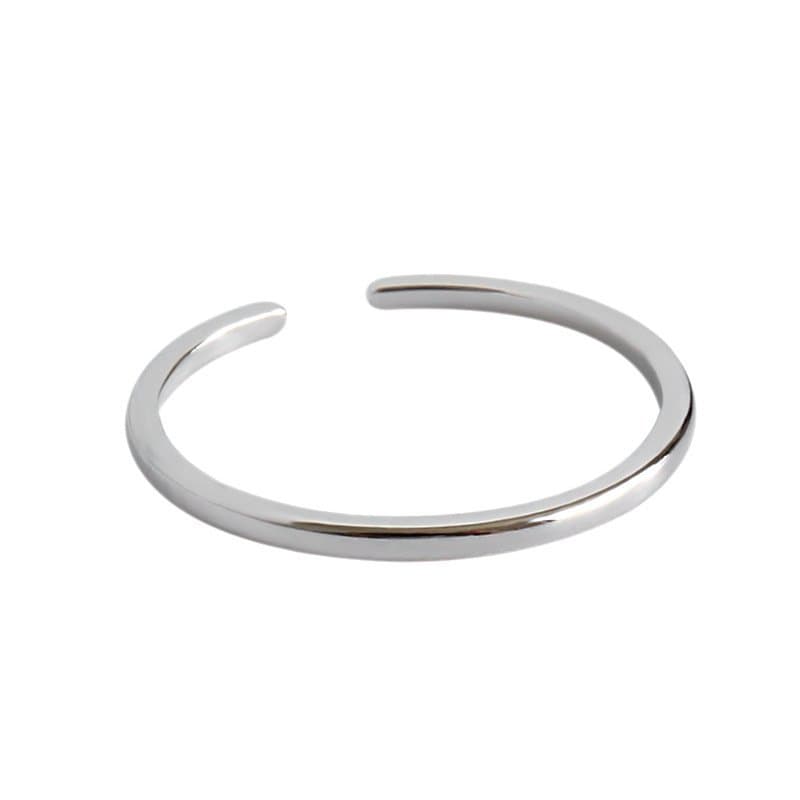Very Fine Prime Circle 925 Sterling Silver Adjustable Ring