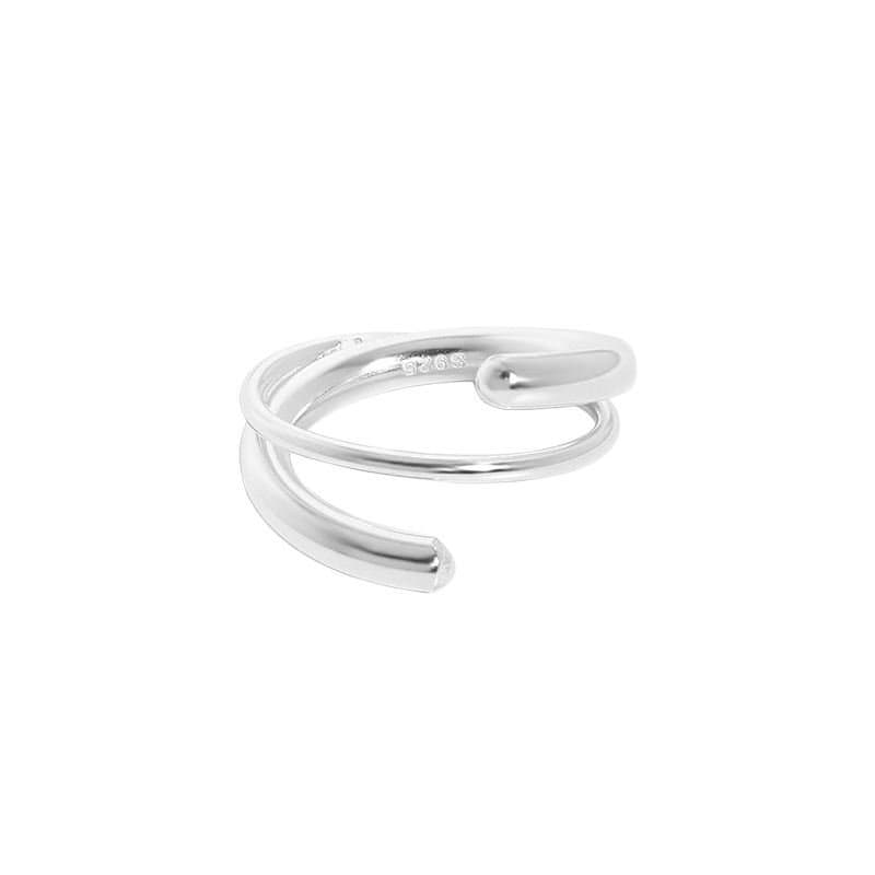 Multi Layer 925 Sterling Silver Adjustable Ring