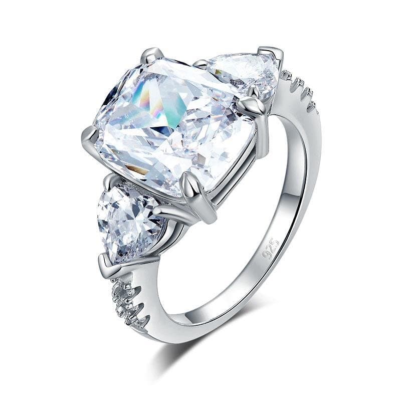 5 Carat Three-Stone Pageant Ring