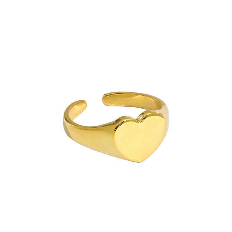 Heart 925 Sterling Silver Adjustable Ring