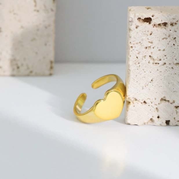 Heart 925 Sterling Silver Adjustable Ring