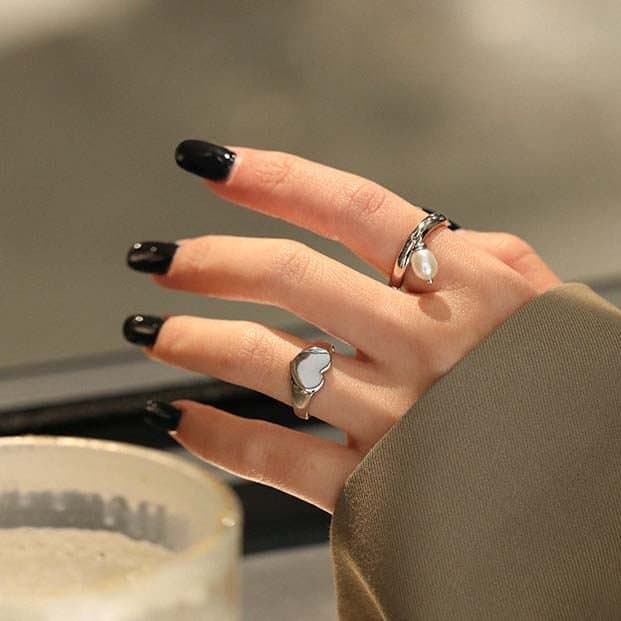 Heart 925 Sterling Silver Adjustable Ring