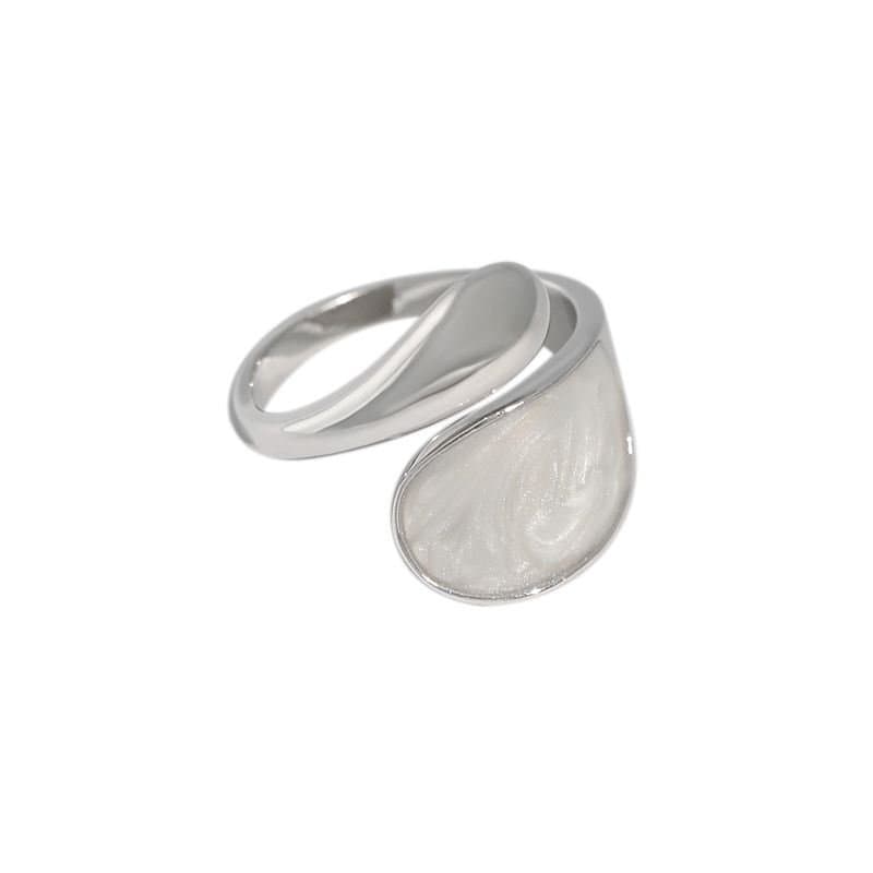 Waterdrop 925 Sterling Silver Adjustable Ring