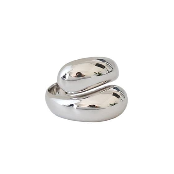 Waterdrop Unique 925 Sterling Silver Adjustable Ring