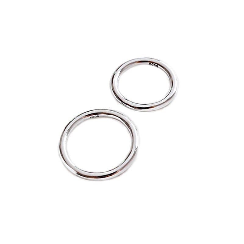 Round 925 Sterling Silver Ring