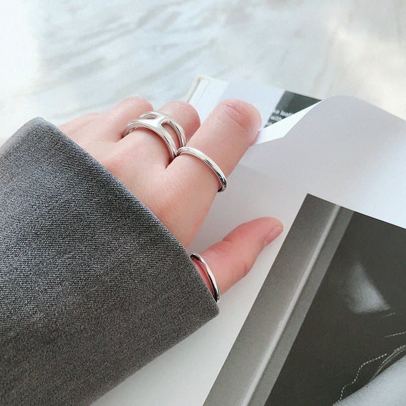 Round 925 Sterling Silver Ring