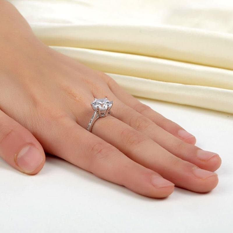3 Carat Created Diamond Ring