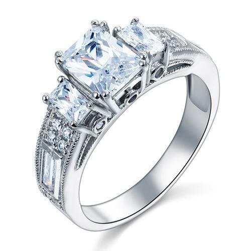 Created Diamond Vintage Style Ring