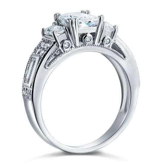 Created Diamond Vintage Style Ring