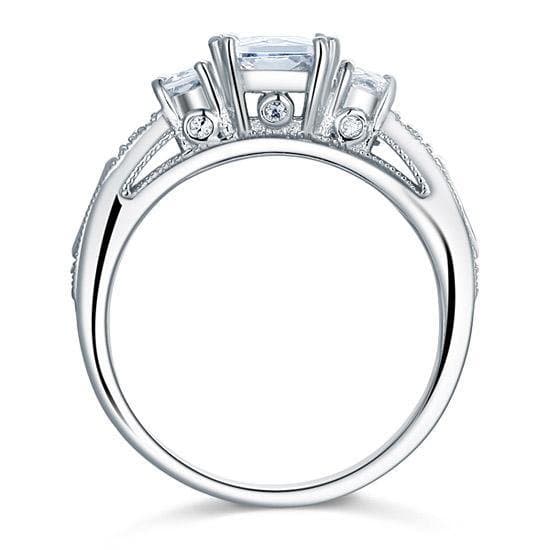 Created Diamond Vintage Style Ring