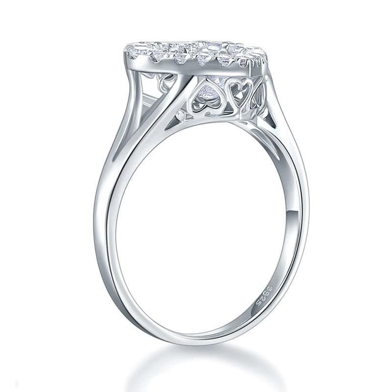 Dancing Stone Heart Ring