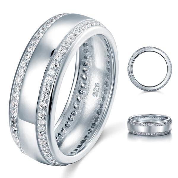 Men's Band 925 Sterling Silver Ring