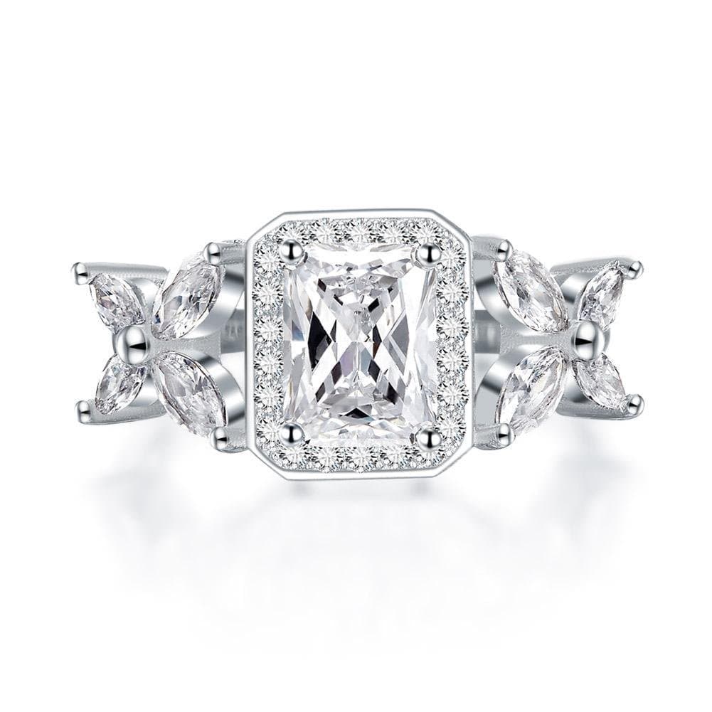 Pageant Solid 925 Sterling Silver Butterfly Ring