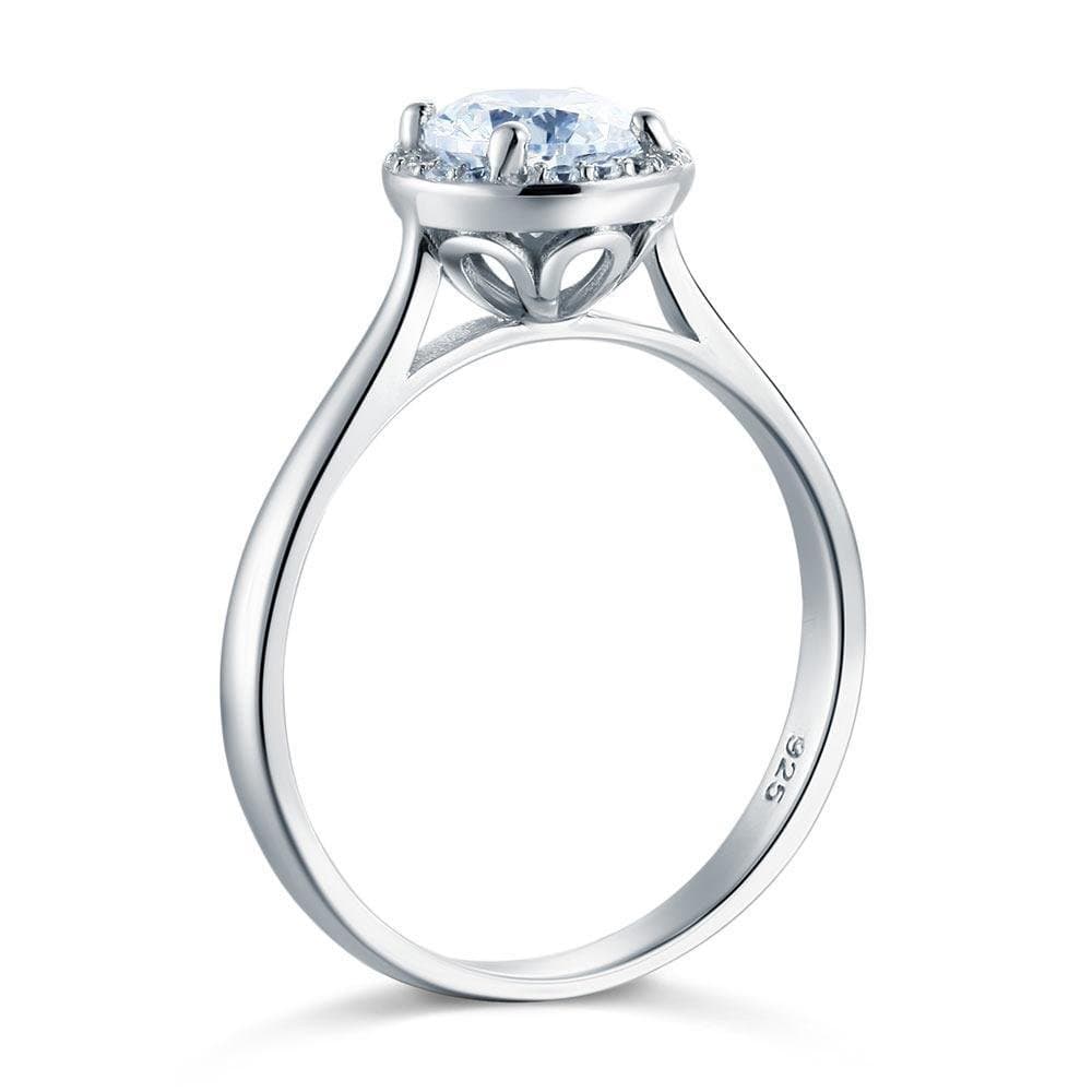Halo Promise Ring