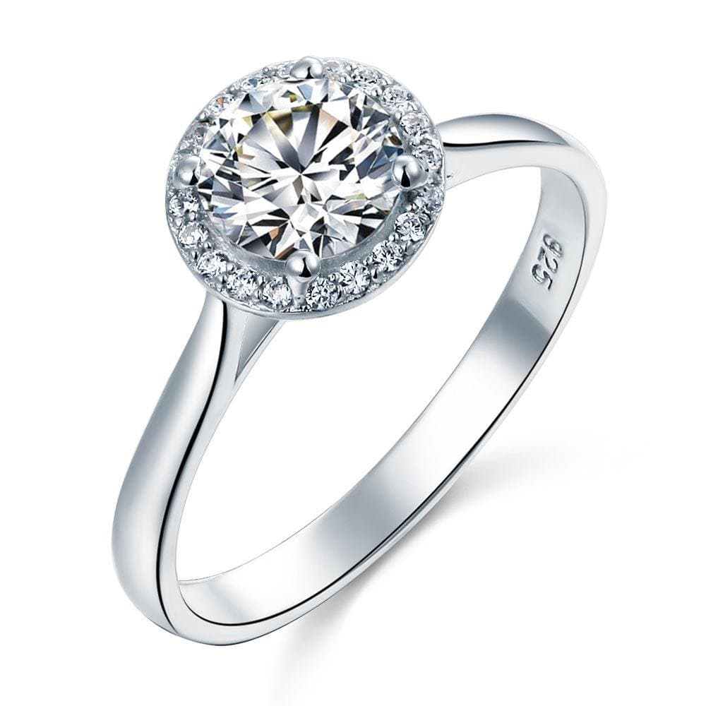 Halo Promise Ring