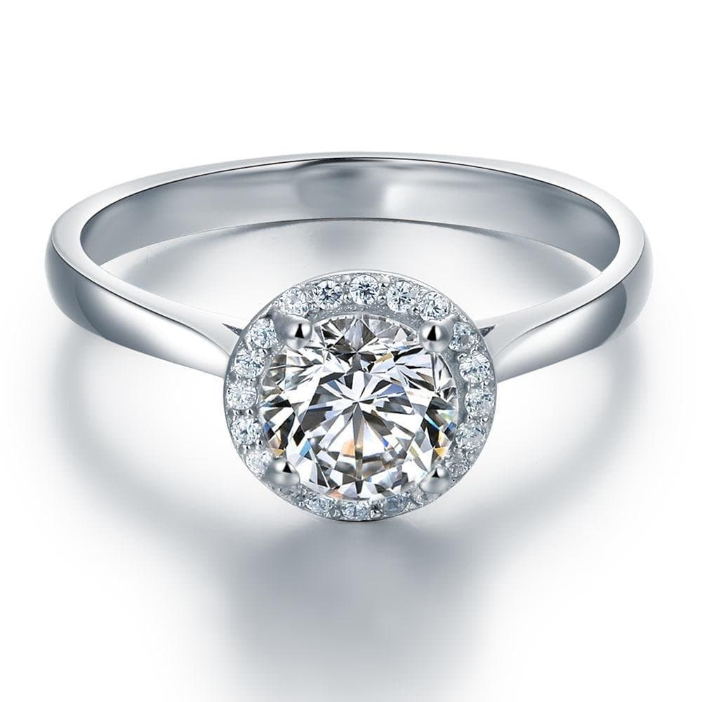 Halo Promise Ring