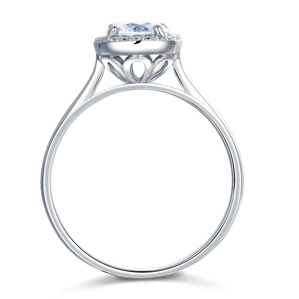 Halo Promise Ring