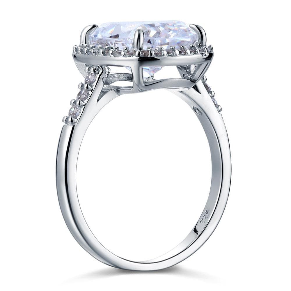 6 Ct Cushion Created Diamond Ring
