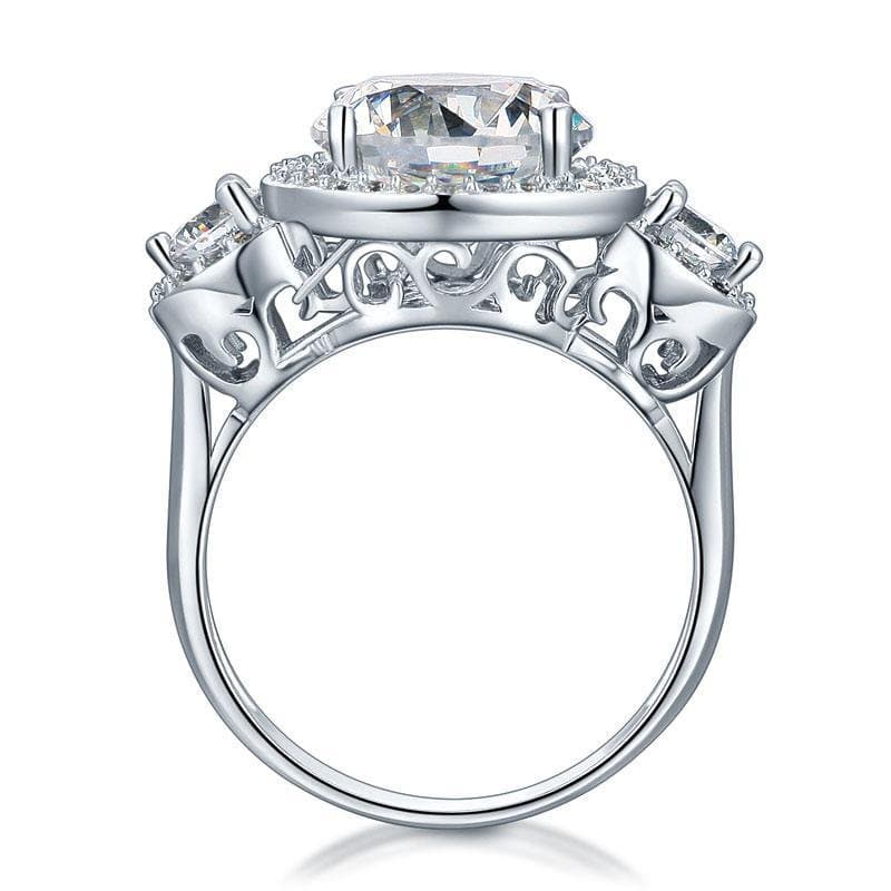 Three-Stone Vintage Victorian Art Deco 3.5 Ct Ring