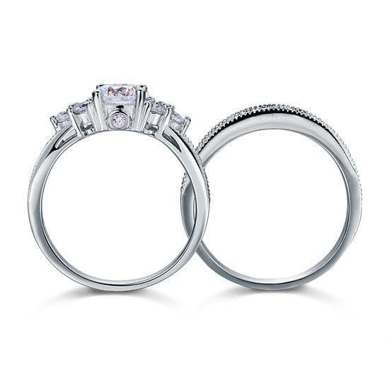 Vintage Style 1.00 Carat Created Diamond Ring