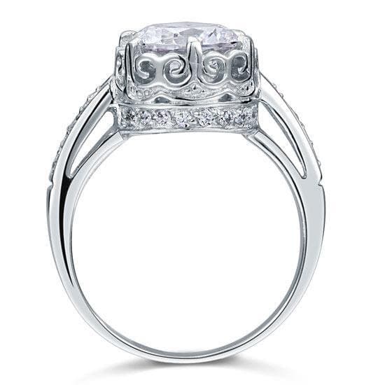 Vintage Style 2.5 Ct Solid 925 Sterling Silver Ring