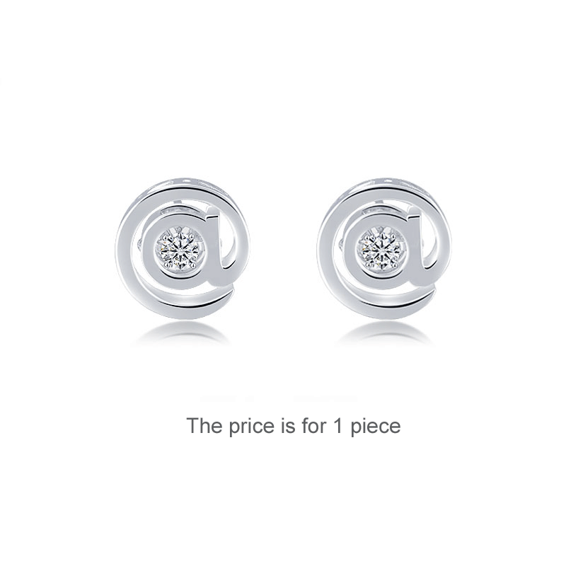 Stud Moissanite Diamond Dancing Stone Earring