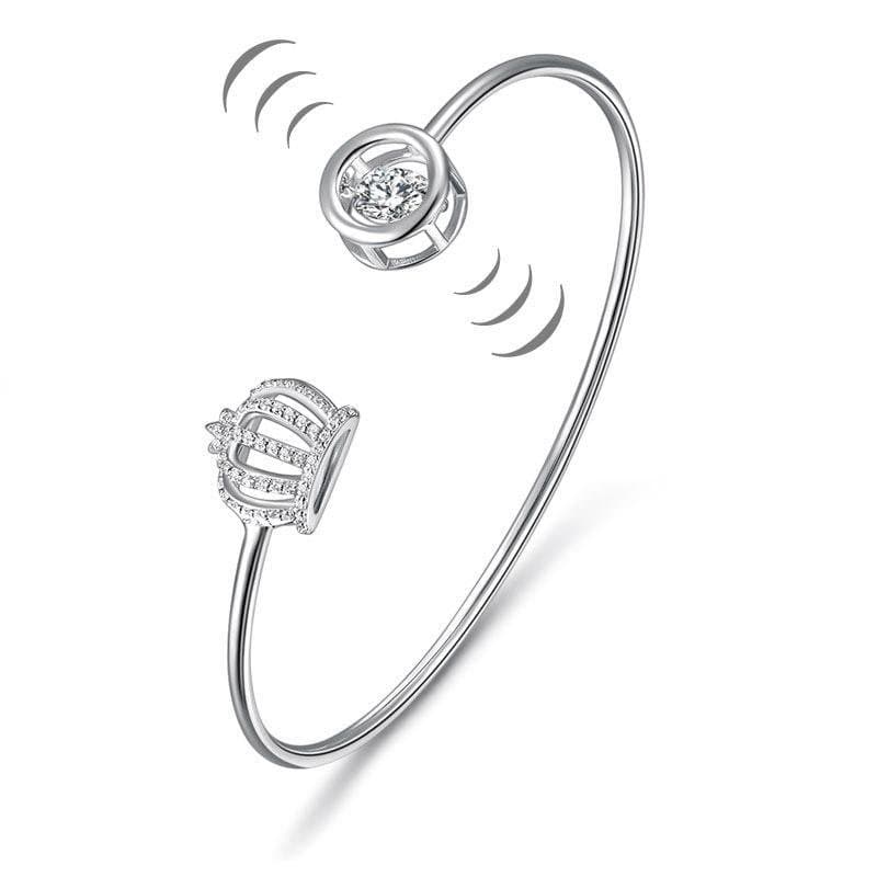 Dancing Stone Crown Bangle