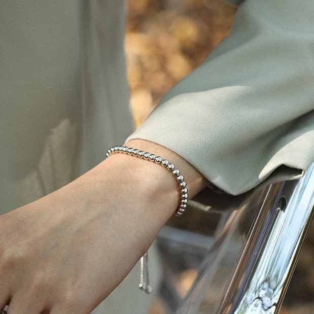 Beads 925 Sterling Silver Bracelet
