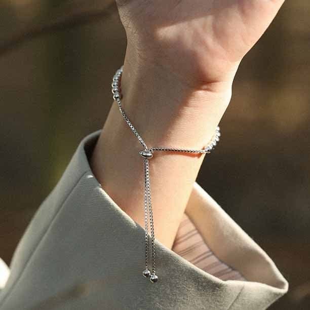 Beads 925 Sterling Silver Bracelet