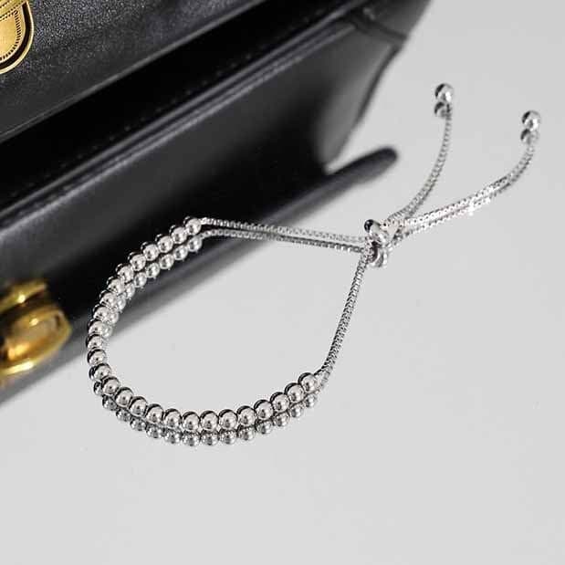 Beads 925 Sterling Silver Bracelet