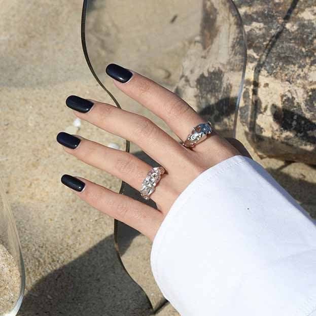 Irregular Rugged 925 Sterling Silver Adjustable Ring