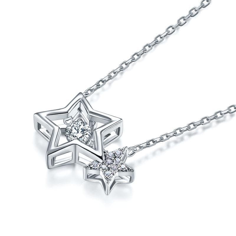 Dancing Stone Stars Necklace