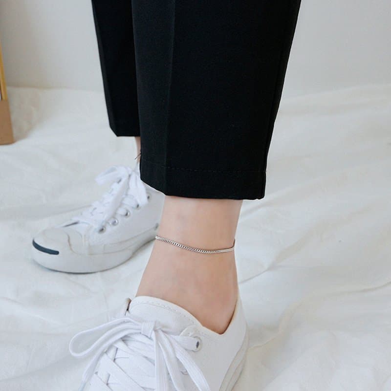 Chain 925 Sterling Silver Anklet