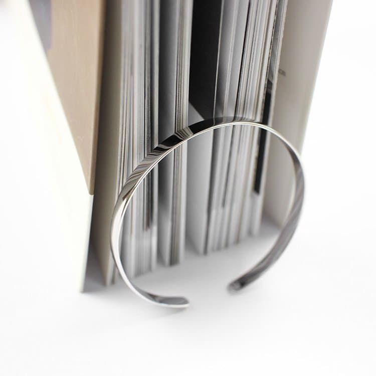 Smooth Surface 925 Sterling Silver Bangle