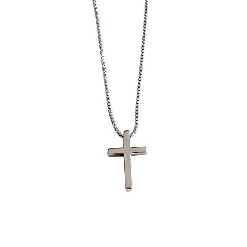 Classic Cross 925 Sterling Silver Necklace
