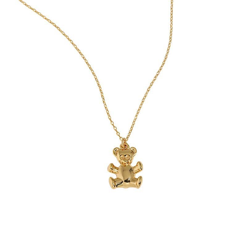 Bear 925 Sterling Silver Necklace