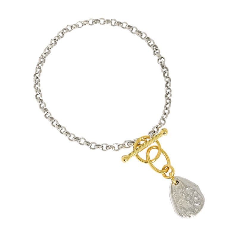 Curb Chain OT Shape 925 Sterling Silver Bracelet