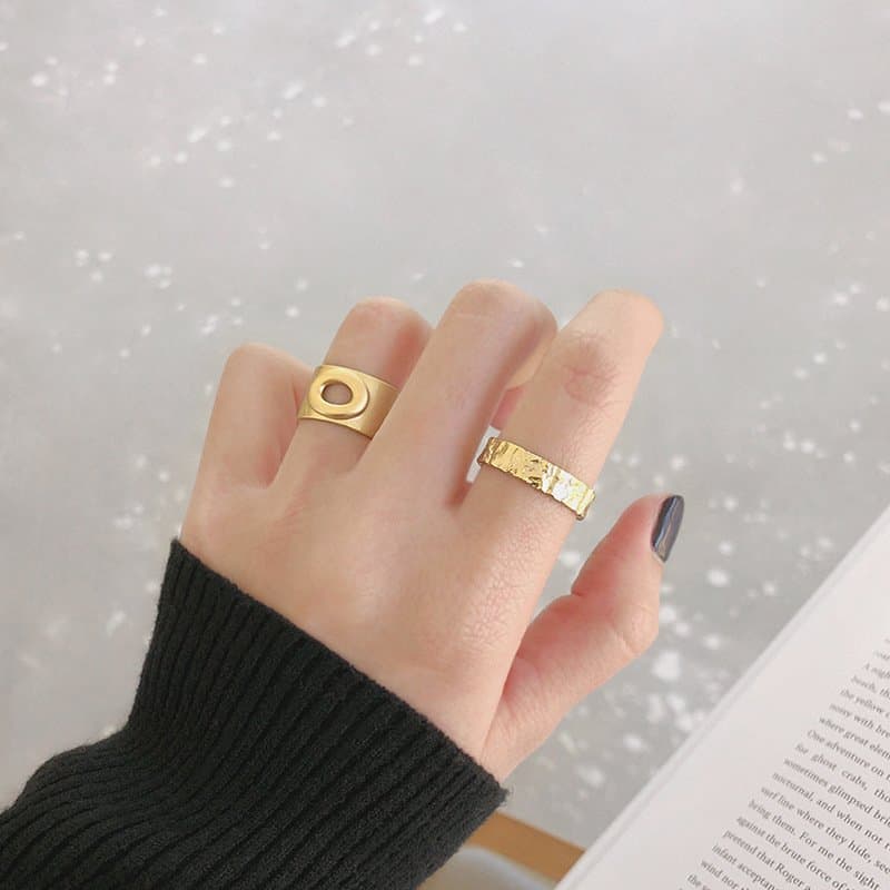 EWide Open Mouth 925 Sterling Silver Adjustable Ring