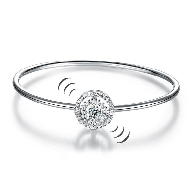 Halo Dancing Stone Bangle