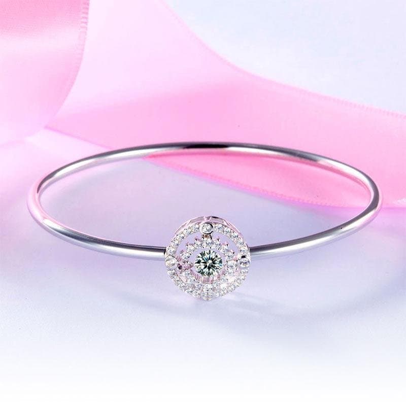 Halo Dancing Stone Bangle