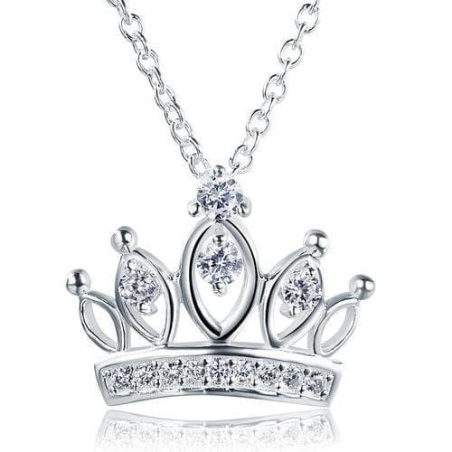 Kids Crown Pendant Necklace